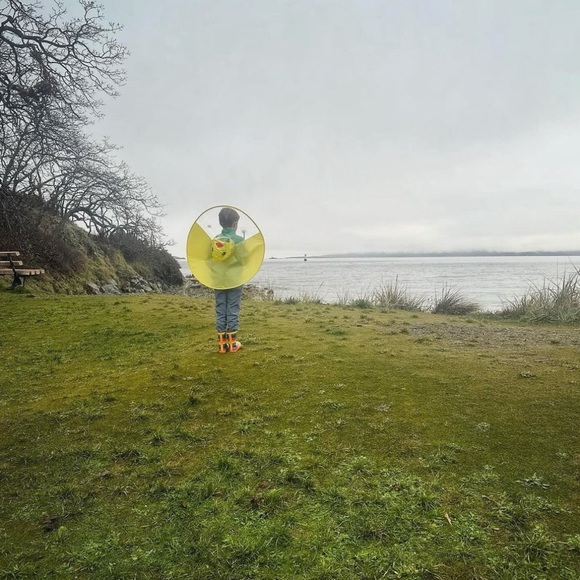 Rainy Ducky Umbrella Hat - Picture 3 of 3